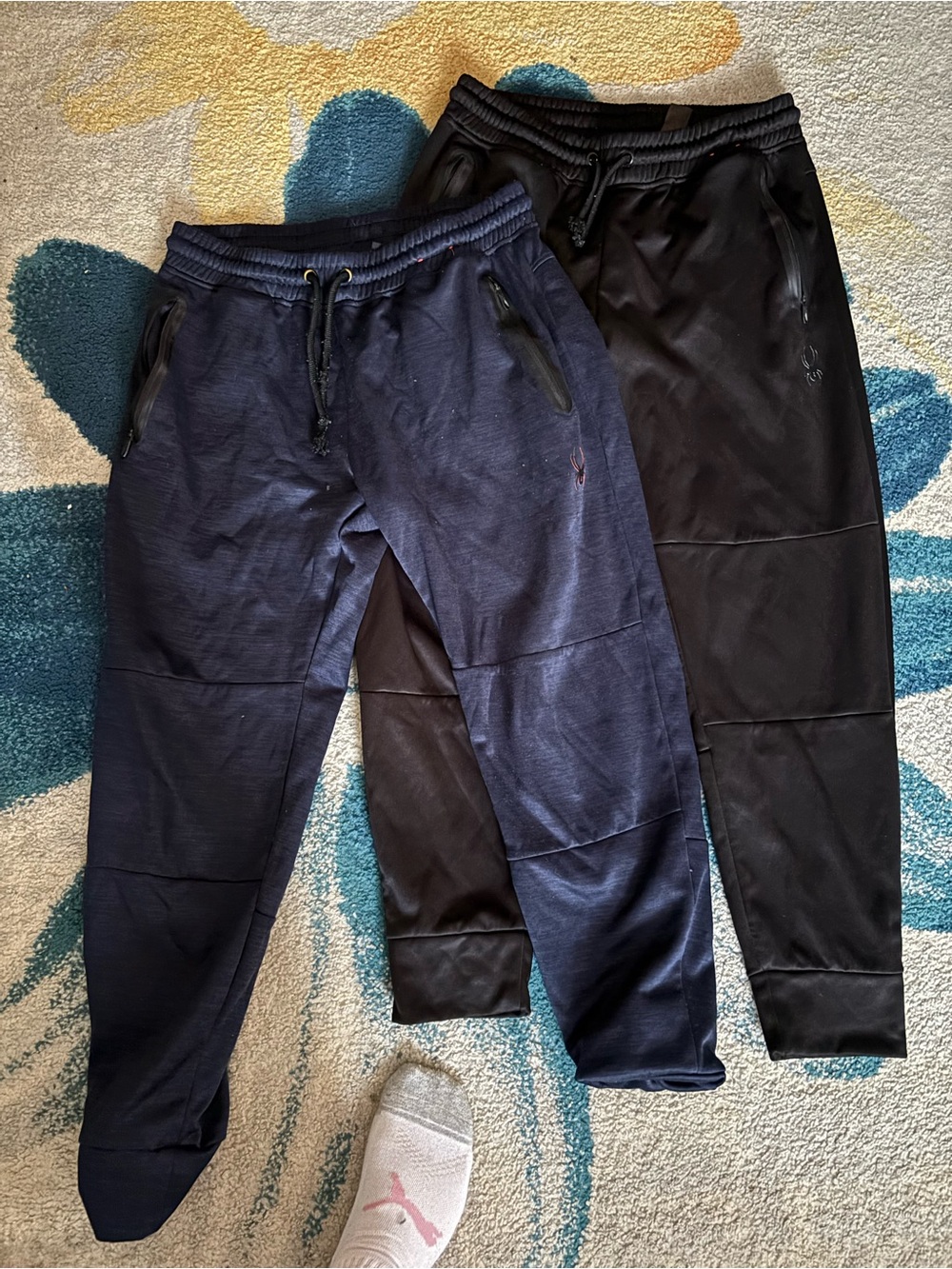 Spyder Men's Joggers in Navy and Black